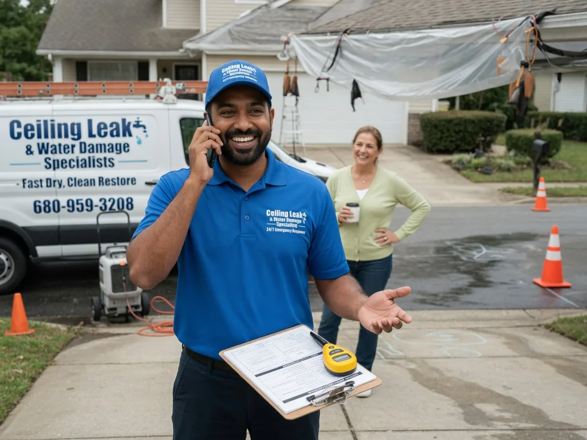 Ceiling Leak Cleanup Spearsville, LA FAQs